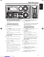 Предварительный просмотр 23 страницы Philips FW-V787 User Manual