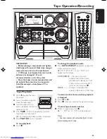 Предварительный просмотр 25 страницы Philips FW-V787 User Manual