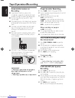 Предварительный просмотр 26 страницы Philips FW-V787 User Manual