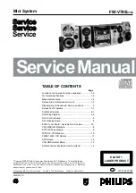 Philips FW-V795/21M Service Manual preview