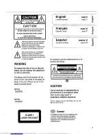 Preview for 3 page of Philips FW15 Instructions For Use Manual