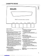 Preview for 15 page of Philips FW15 Instructions For Use Manual