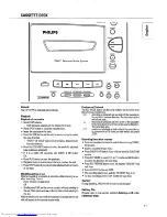 Preview for 11 page of Philips FW17 Instructions For Use Manual