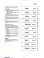 Preview for 3 page of Philips FW18 Instructions For Use Manual