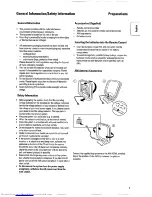 Предварительный просмотр 5 страницы Philips FW18 Instructions For Use Manual