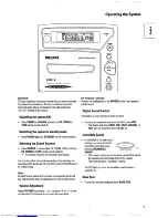 Предварительный просмотр 9 страницы Philips FW18 Instructions For Use Manual