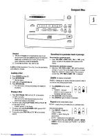 Предварительный просмотр 13 страницы Philips FW18 Instructions For Use Manual