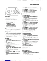 Предварительный просмотр 15 страницы Philips FW18 Instructions For Use Manual