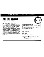 Предварительный просмотр 3 страницы Philips FW320C/37 User Manual