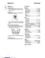 Preview for 14 page of Philips FW332/22 Instructions For Use Manual