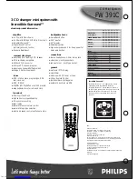 Preview for 2 page of Philips FW391C Specifications