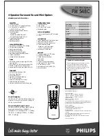 Preview for 2 page of Philips FW548C/19 Specifications