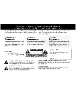 Предварительный просмотр 2 страницы Philips FW560C37 Owner'S Manual