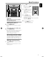 Preview for 11 page of Philips FWC139, MAS139 User Manual