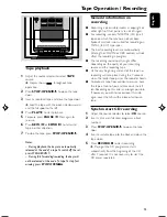 Preview for 15 page of Philips FWC139, MAS139 User Manual