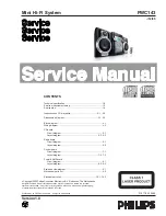 Philips FWC143 Service Manual preview