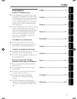 Preview for 5 page of Philips FWC143 User Manual