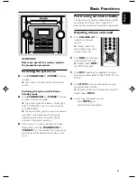 Preview for 11 page of Philips FWC143 User Manual