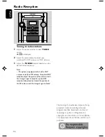 Preview for 14 page of Philips FWC143 User Manual