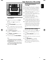 Preview for 15 page of Philips FWC143 User Manual