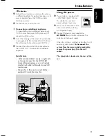 Preview for 11 page of Philips FWC5 User Manual