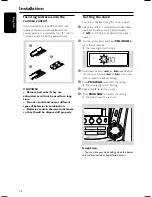 Preview for 12 page of Philips FWC5 User Manual