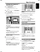 Preview for 13 page of Philips FWC5 User Manual