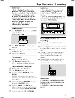 Preview for 17 page of Philips FWC5 User Manual