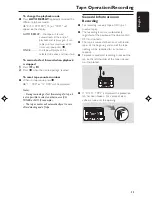 Preview for 23 page of Philips FWC527 User Manual