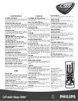 Preview for 2 page of Philips FWC555 Specifications