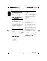 Preview for 8 page of Philips FWC788 User Manual