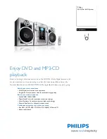 Philips FWD132 Specifications preview