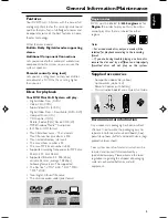 Preview for 5 page of Philips FWD132 User Manual