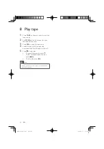 Предварительный просмотр 23 страницы Philips FWD154 User Manual