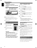 Предварительный просмотр 16 страницы Philips FWD18 User Manual