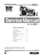 Philips FWD185/79 Service Manual preview