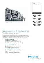 Preview for 1 page of Philips FWD186 Specifications