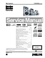 Philips FWD21 Service Manual preview