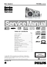 Philips FWD39 Service Manual preview