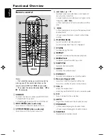 Preview for 16 page of Philips FWD39 User Manual