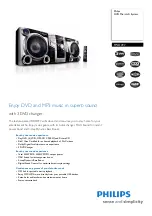 Philips FWD397 Specifications preview