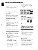 Preview for 8 page of Philips FWD397 User Manual