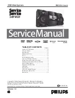 Philips FWD410/51 Service Manual preview