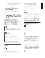 Предварительный просмотр 5 страницы Philips FWD410/51 User Manual