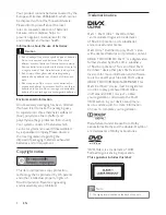 Предварительный просмотр 6 страницы Philips FWD410/51 User Manual