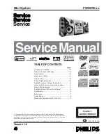 Preview for 1 page of Philips FWD570 Service Manual