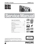 Philips FWD573/55 Service Manual предпросмотр