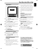 Preview for 35 page of Philips FWD832 Quick Start Manual