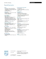 Preview for 3 page of Philips FWD832 Specification Sheet