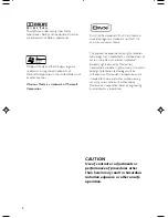 Preview for 2 page of Philips FWD872 User Manual